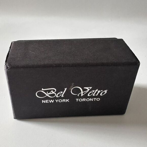 Burberry Mens‎ Rectangular Check Engraved Silver Tone Fashion Formal Cufflinks - Picture 8 of 9